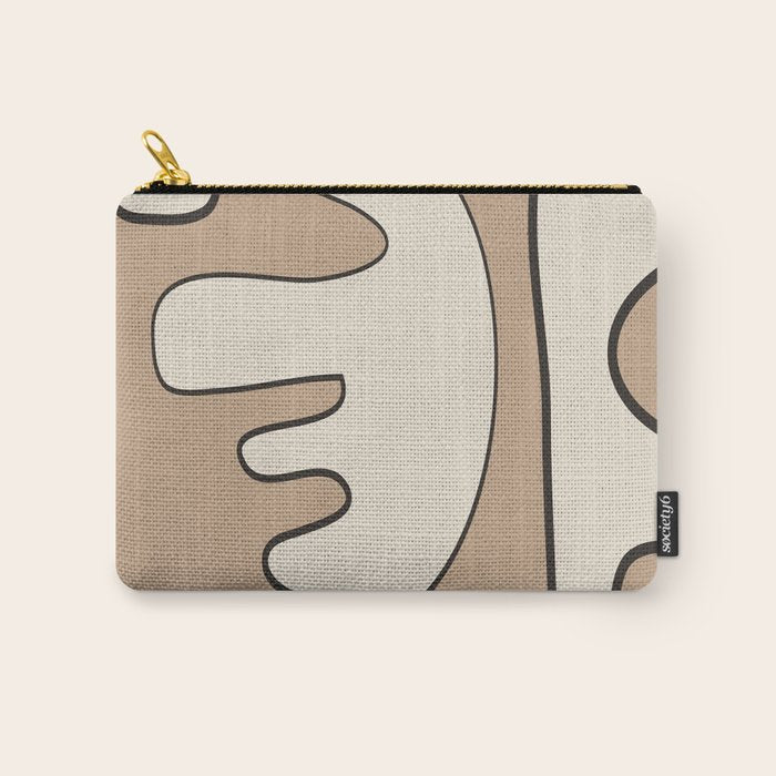 Contours of Thought 1 Carry All Pouch Gallery Image 1