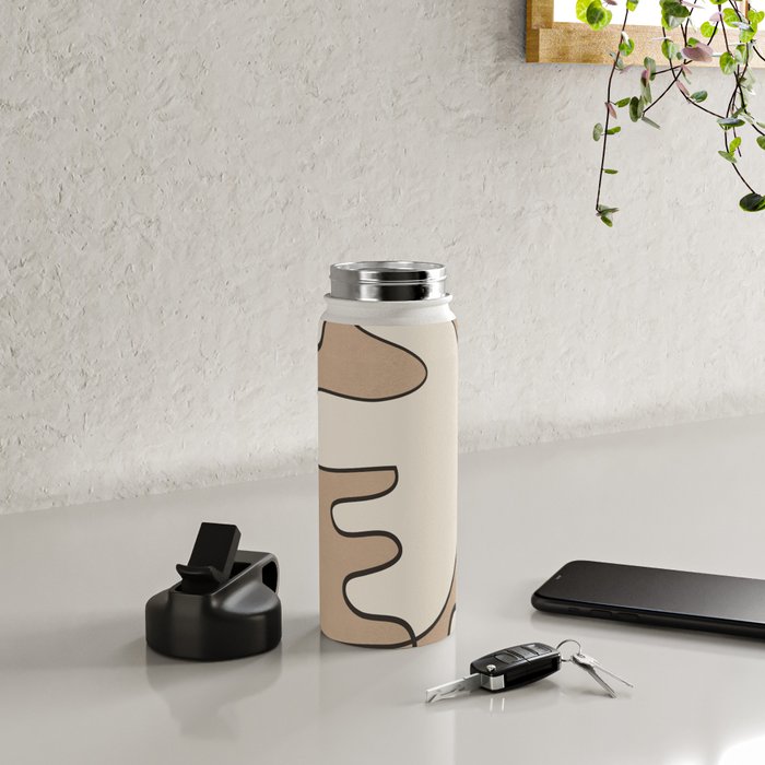 Contours of Thought 1 Water Bottle Gallery Image 4