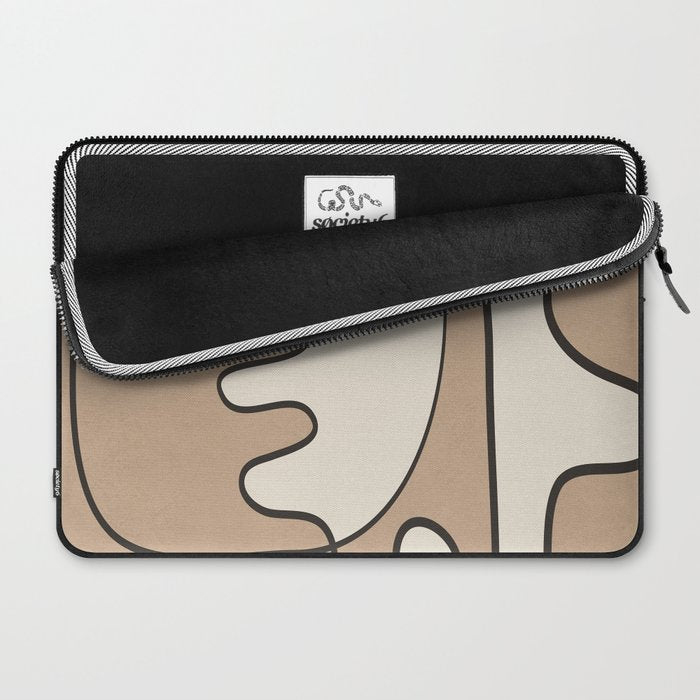 Contours of Thought 1 Laptop Sleeve Gallery Image 2
