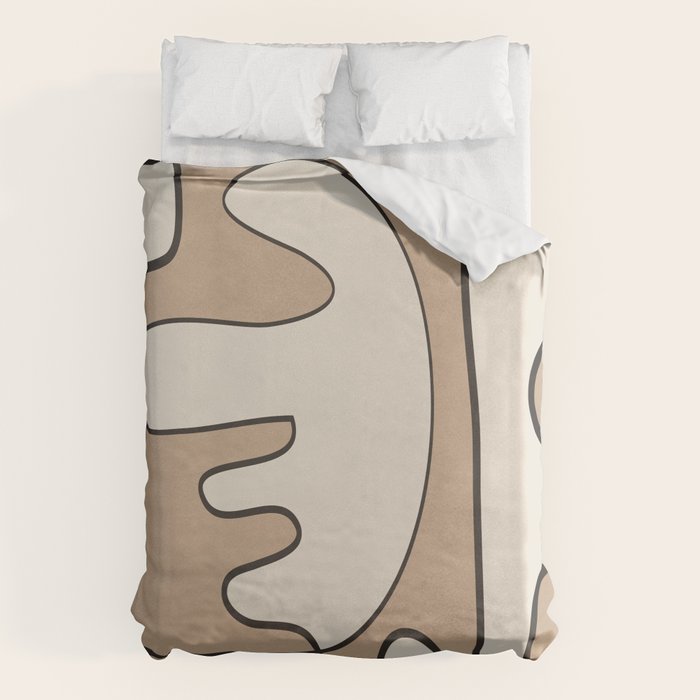 Contours of Thought 1 Duvet Cover Gallery Image 6