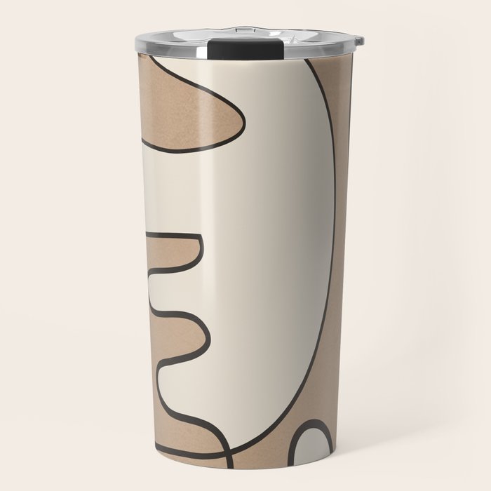 Contours of Thought 1 Travel Mug Gallery Image 1