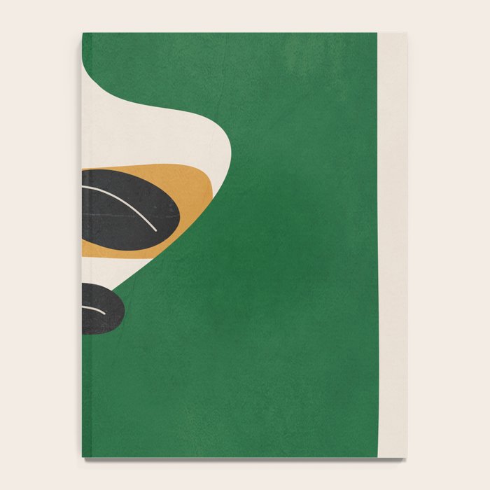 Modern Abstract Minimal Shapes Branches Art 4 Notebook Gallery Image 4