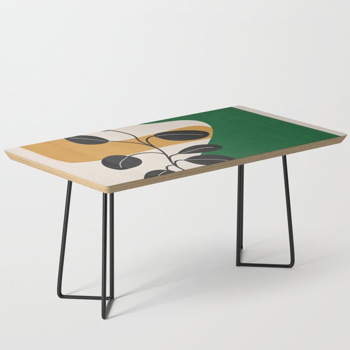 Modern Abstract Minimal Shapes Branches Art 4 Coffee Table Gallery Image 1
