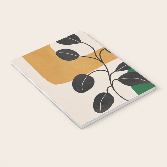 Modern Abstract Minimal Shapes Branches Art 4 Notebook Gallery Image 3