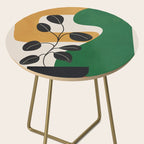 Modern Abstract Minimal Shapes Branches Art 4 Side Table Gallery Image 2