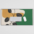 Modern Abstract Minimal Shapes Branches Art 4 Desk Mat Gallery Image 1