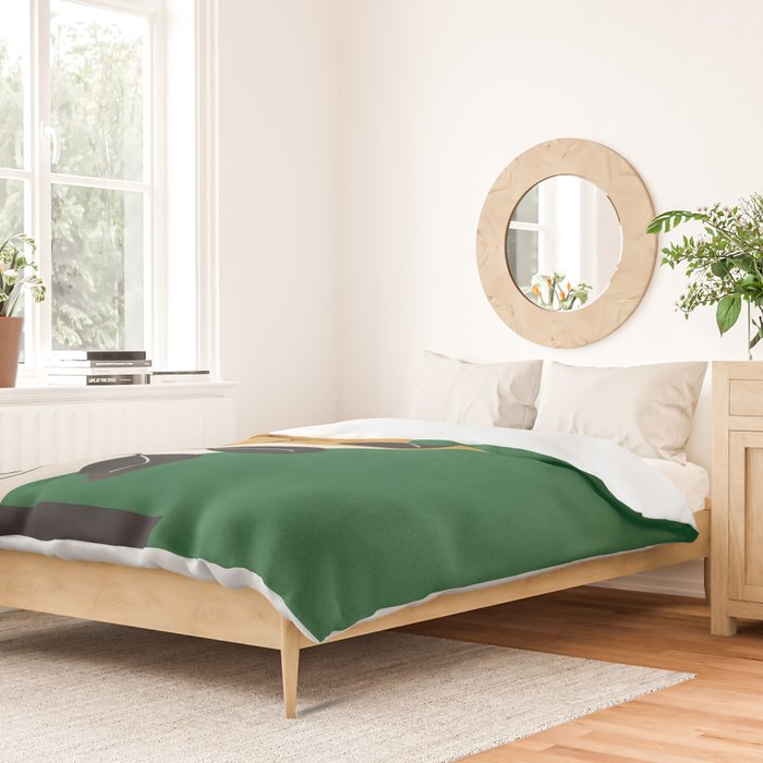 Modern Abstract Minimal Shapes Branches Art 4 Duvet Cover Gallery Image 2