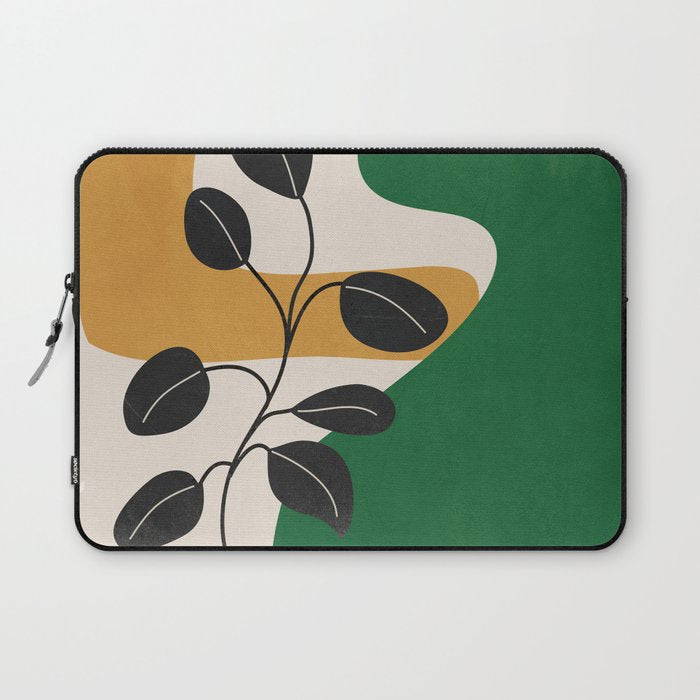 Modern Abstract Minimal Shapes Branches Art 4 Laptop Sleeve Gallery Image 1