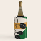 Modern Abstract Minimal Shapes Branches Art 4 Wine Chiller Gallery Image 1