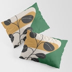 Modern Abstract Minimal Shapes Branches Art 4 Pillow Sham Gallery Image 3