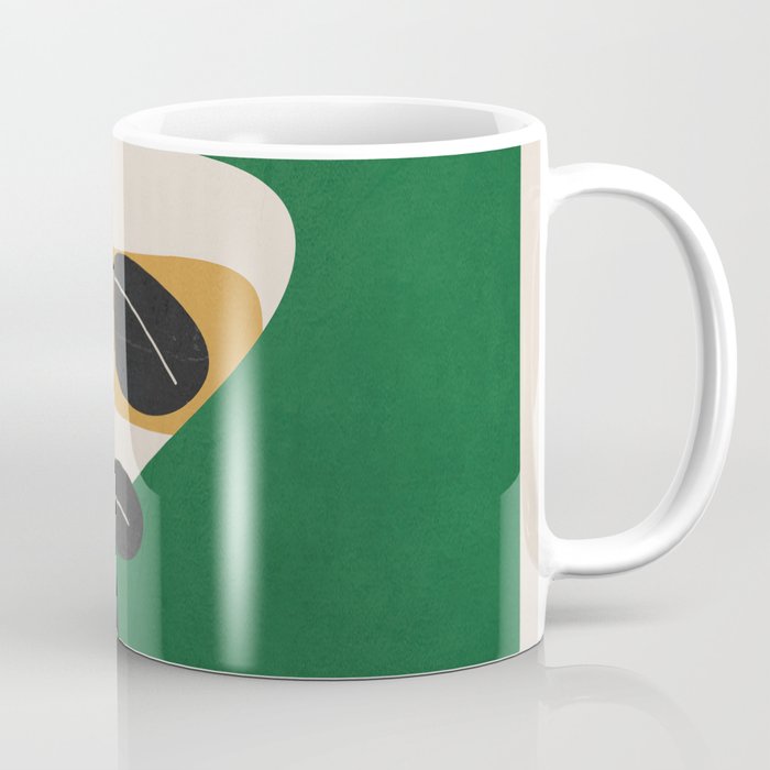 Modern Abstract Minimal Shapes Branches Art 4 Coffee Mug Gallery Image 1