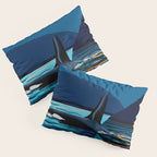 Orca into the Fire Sky Pillow Sham Gallery Image 3