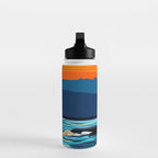 Orca into the Fire Sky Water Bottle Gallery Image 3