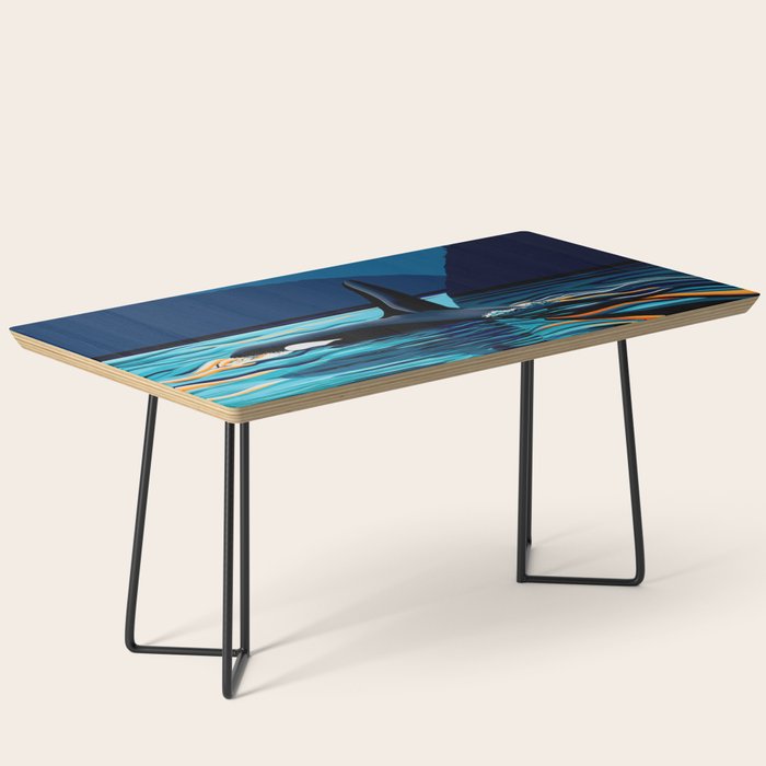 Orca into the Fire Sky Coffee Table Gallery Image 1