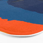 Orca into the Fire Sky Bath Mat Gallery Image 3