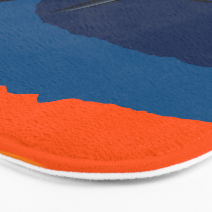 Orca into the Fire Sky Bath Mat Gallery Image 3