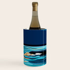 Orca into the Fire Sky Wine Chiller Gallery Image 2