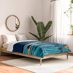 Orca into the Fire Sky Comforter Gallery Image 2