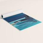 Orca into the Fire Sky Yoga Mat Gallery Image 2