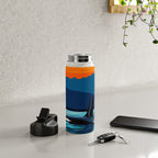 Orca into the Fire Sky Water Bottle Gallery Image 4