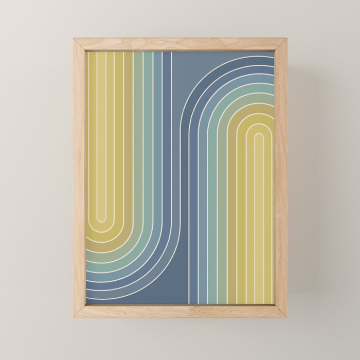 Gradient Curvature VIII Mini Art Print Gallery Image 1