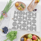 Mid Century Modern Geometric 04 Grey Cutting Board Gallery Image 2