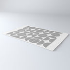 Mid Century Modern Geometric 04 Grey Rug Gallery Image 3