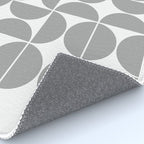 Mid Century Modern Geometric 04 Grey Rug Gallery Image 4