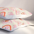 Mystic Eyes - Pink & Red Pillow Sham Gallery Image 3