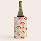 Mystic Eyes - Pink & Red Wine Chiller Gallery Image 1