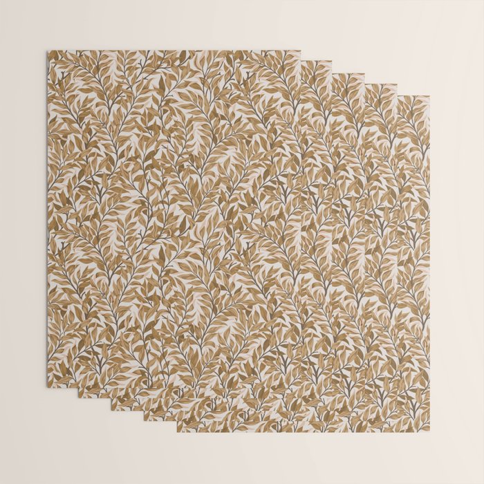  Autumn Botnica Foliage in Neutral Wrapping Paper Gallery Image 3