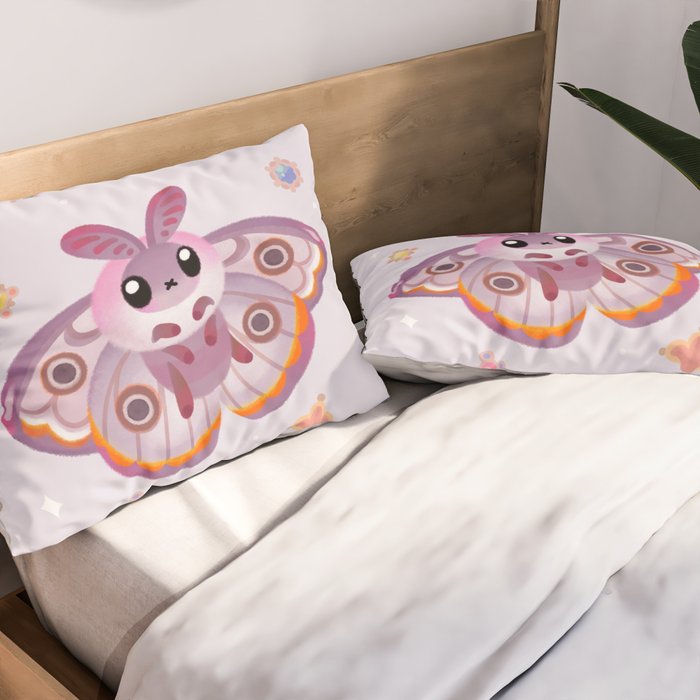 Marbled Emperor Moth Pillow Sham Gallery Image 2