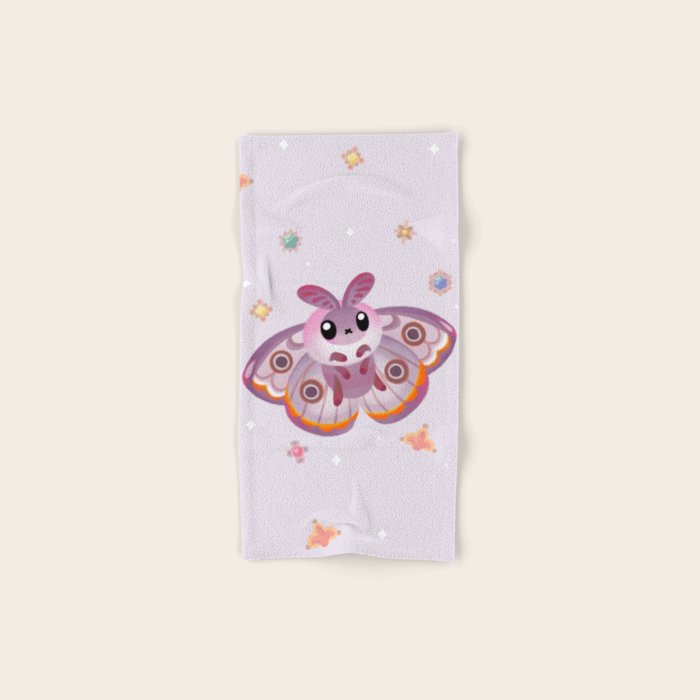 Marbled Emperor Moth Bath Towel Gallery Image 1