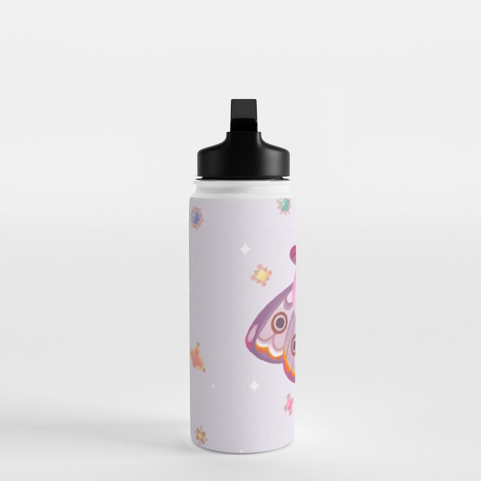 Marbled Emperor Moth Water Bottle Gallery Image 3