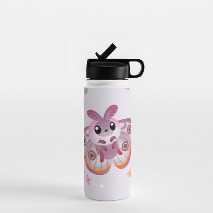 Marbled Emperor Moth Water Bottle Gallery Image 1
