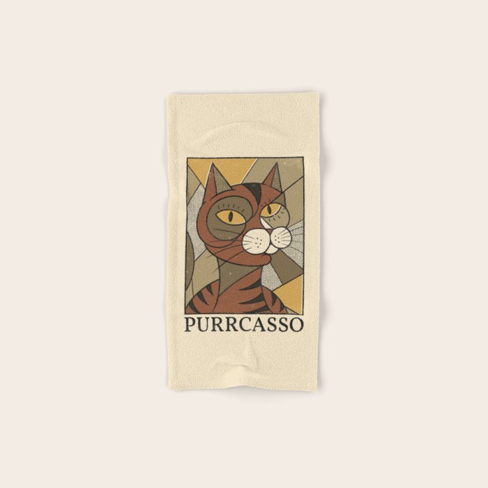 Purrcasso Bath Towel