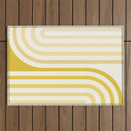 Bold Curvature Stripes XVIII Outdoor Rug Gallery Image 1