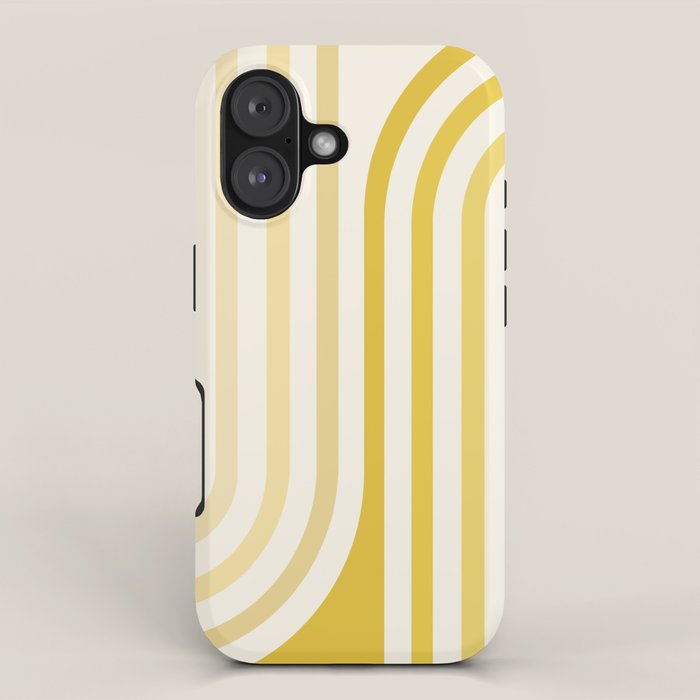 Bold Curvature Stripes XVIII iPhone Case Gallery Image 1