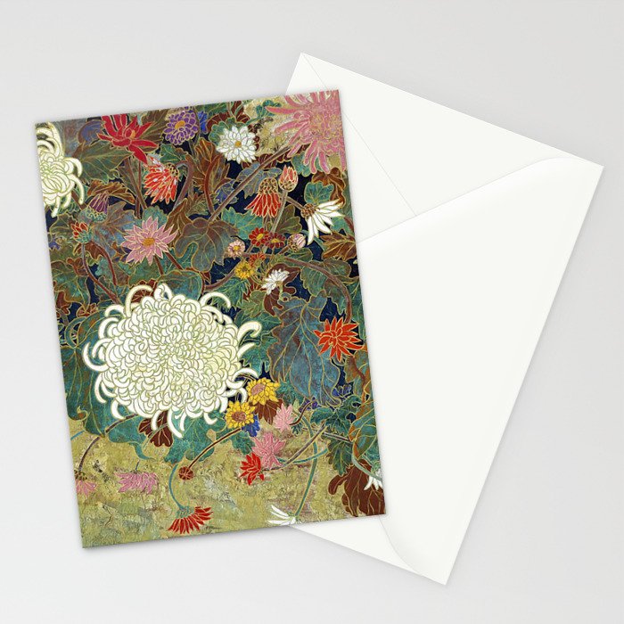 Vivid type flower Japanese painting Stationery Card Gallery Image 2