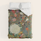 Vivid type flower Japanese painting Duvet Cover Gallery Image 6
