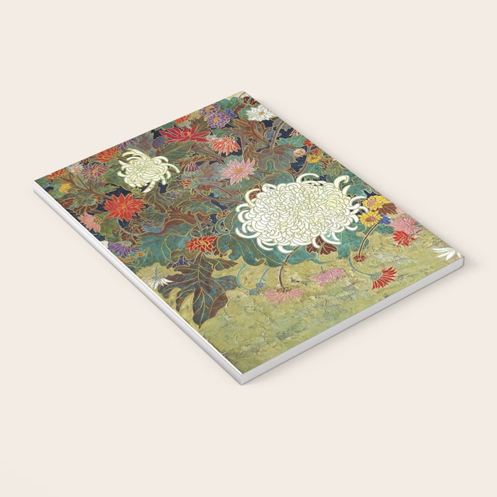 Vivid type flower Japanese painting Notebook Gallery Image 3