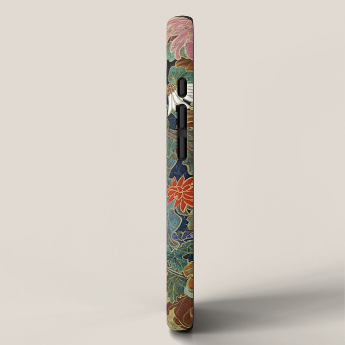 Vivid type flower Japanese painting iPhone Case Gallery Image 2