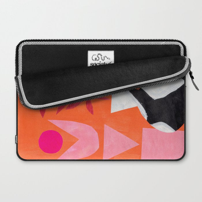 Two Sun Sunset Tribal Vase Laptop Sleeve Gallery Image 2
