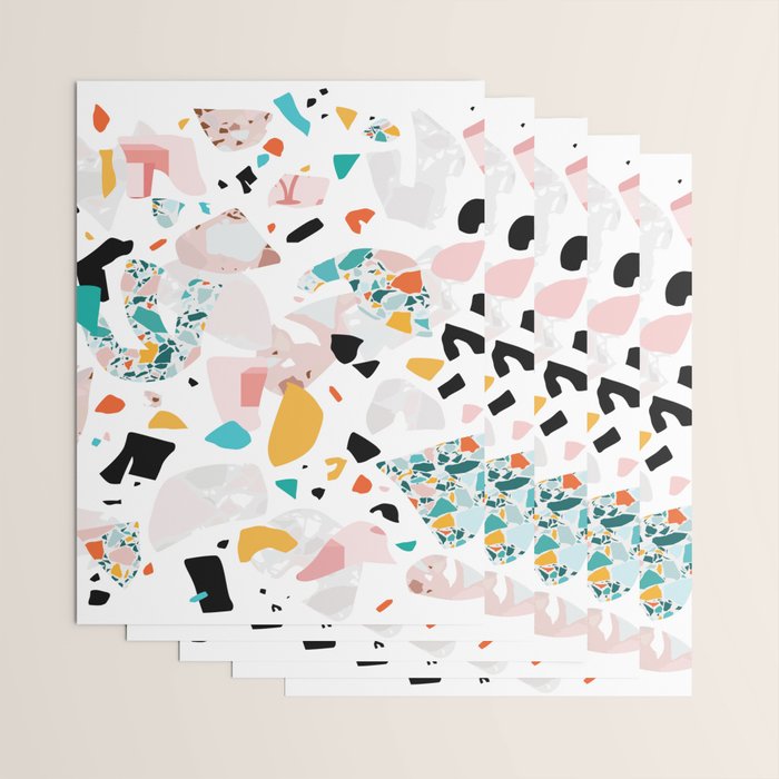 Mixed Mess I. / Collage, Terrazzo, Colorful Wrapping Paper Gallery Image 3