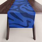 Cool Blue Melted Happiness Table Runner Gallery Image 1