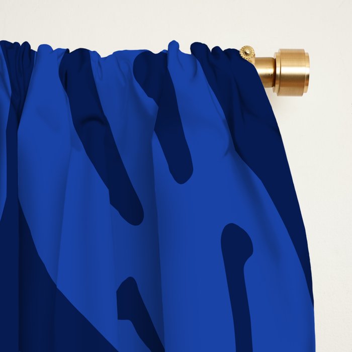 Cool Blue Melted Happiness Window Curtain Gallery Image 2