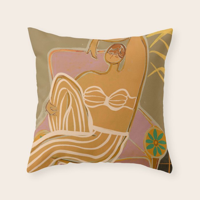 Lazy Weekend Throw Pillow Gallery Image 6