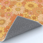 70s Retro Daisy Floral Rug Gallery Image 4