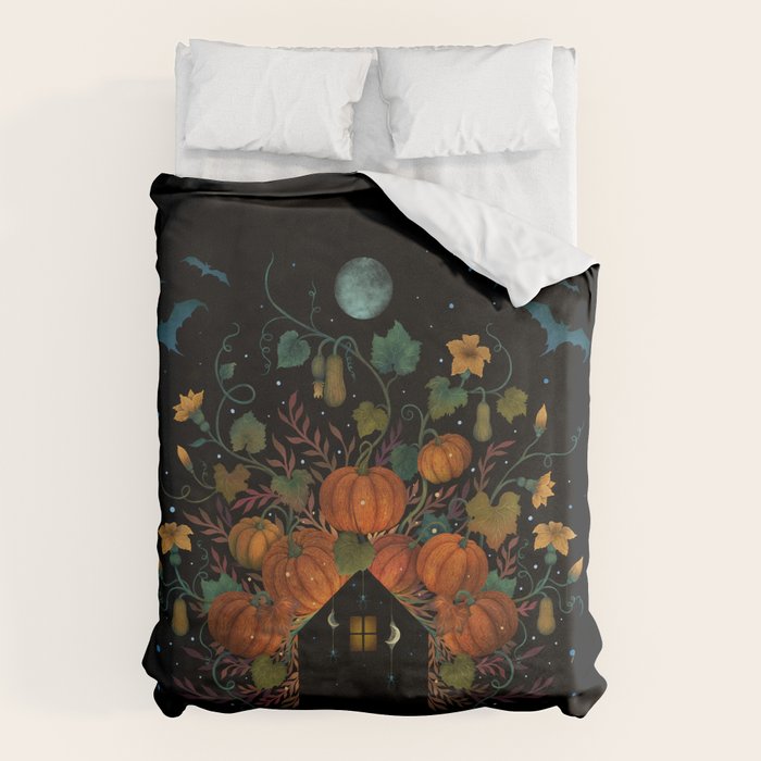 Pumpkin Rooftop Duvet Cover Gallery Image 1
