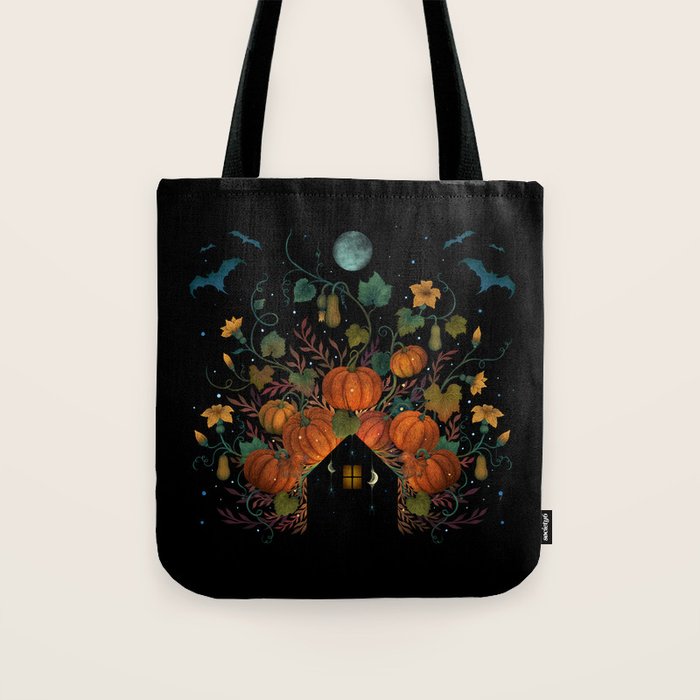 Pumpkin Rooftop Tote Bag Gallery Image 1